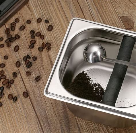 stainless steel espresso knock box|espresso knock box reviews.